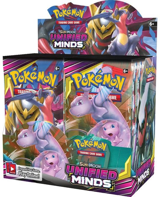 3 Booster Packs Pokemon Unified Minds Plus 1 Promo Card 10 Cards per Pack for sale online 