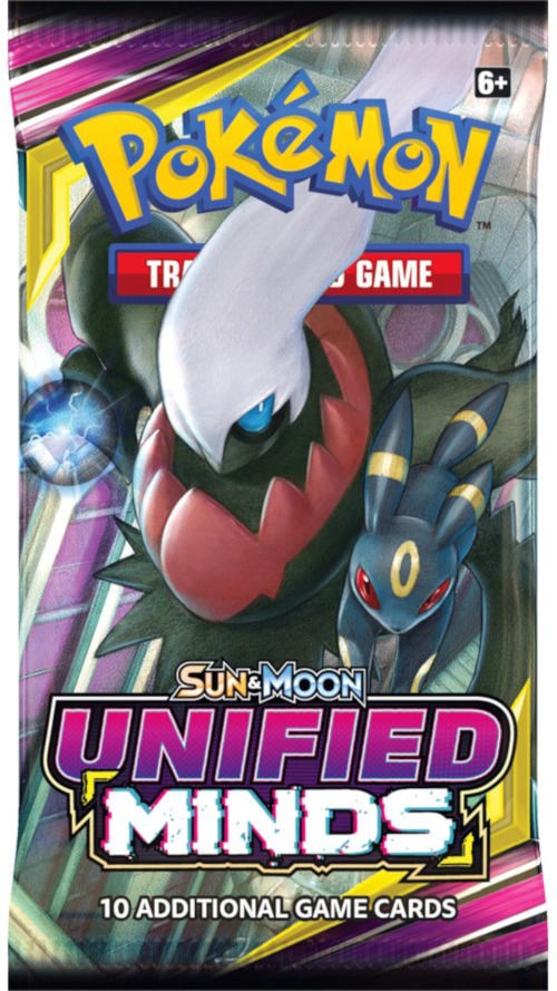 Pokemon UNIFED MINDS Sun and Moon Booster Pack New Sealed 1x Booster Pack NEW 