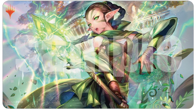 War of the Spark Japanese Alternate Art - Nissa Playmat for Magic 