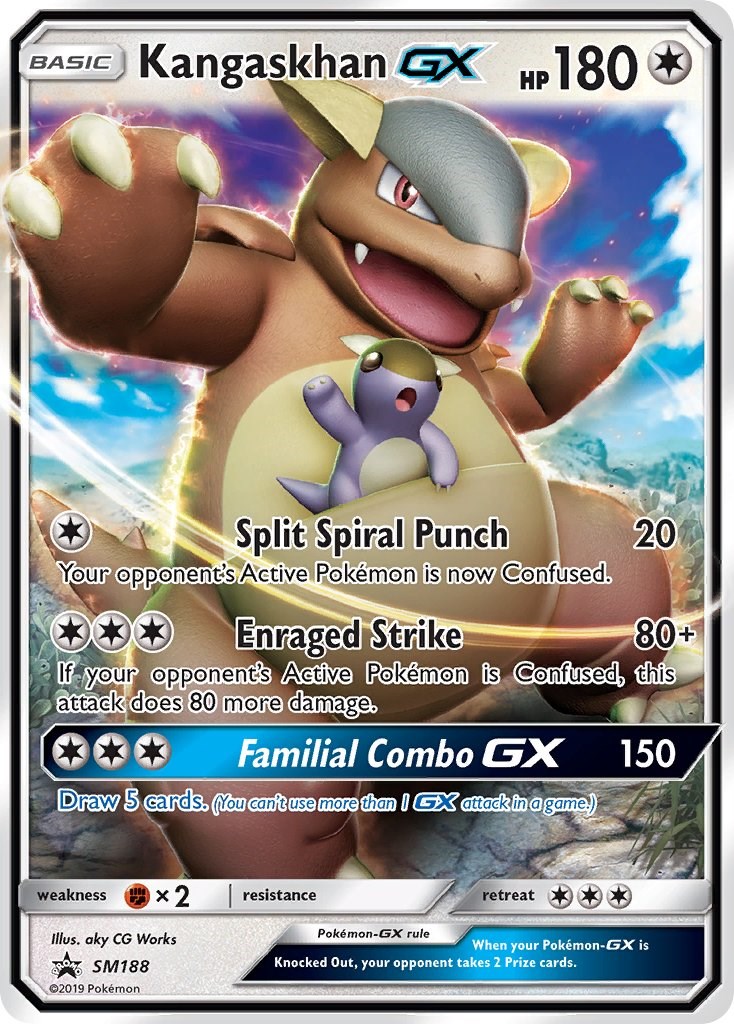 Kangaskhan GX Promo SM188 Values - MAVIN