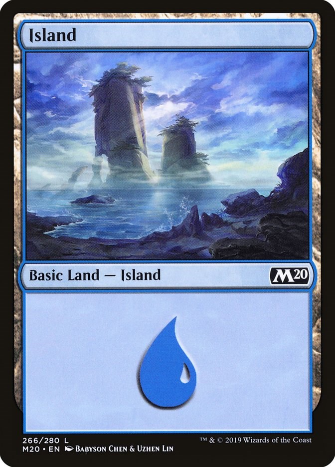 Island (266) - Core Set 2020 - Magic: The Gathering