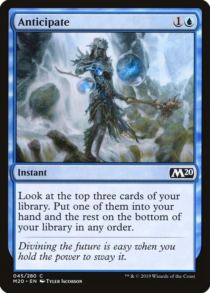 Anticipate - Core Set 2020 - Magic: The Gathering