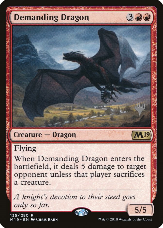 Demanding Dragon - Promo Pack: Core Set 2020 - Magic: The Gathering