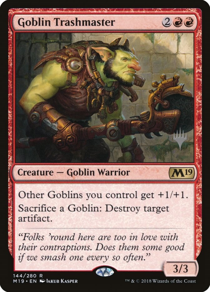 Goblin Trashmaster - Promo Pack: Core Set 2020 - Magic: The Gathering