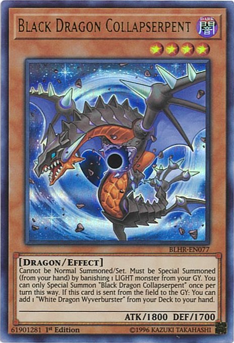 Black Dragon Collapserpent BLHR-EN077 Ultra Rare 1st Edition 