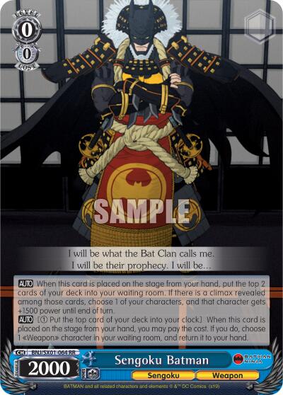 Sengoku Batman - Batman Ninja - Weiss Schwarz