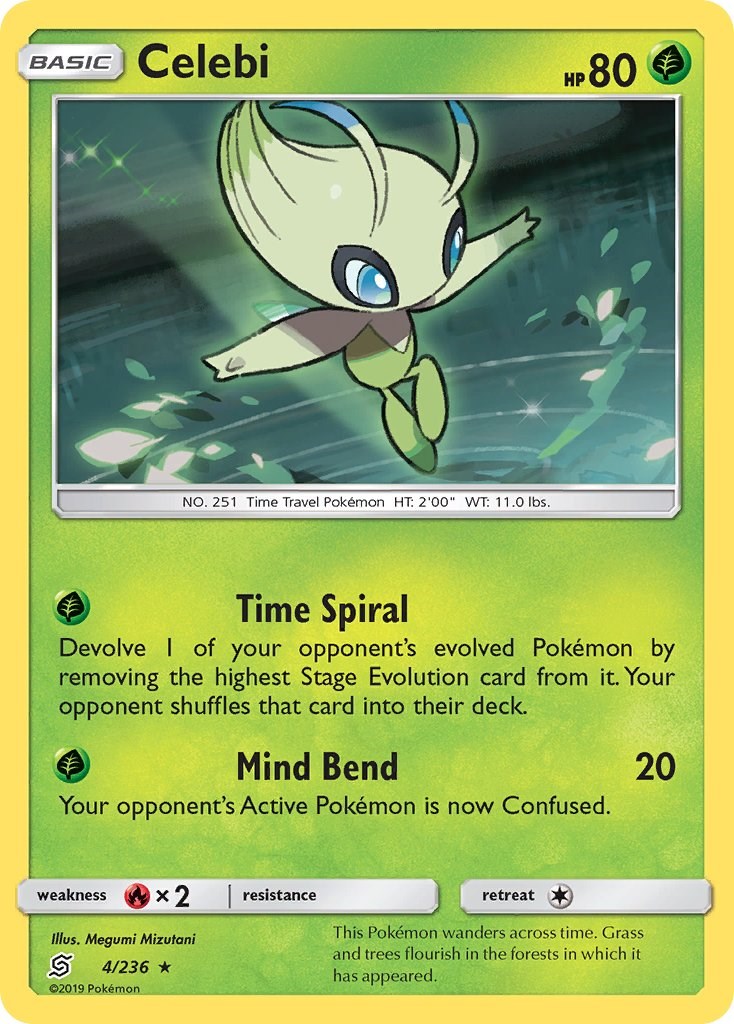 POKÉMON CARD GAME sm8 015/095 PR Celebi Prism