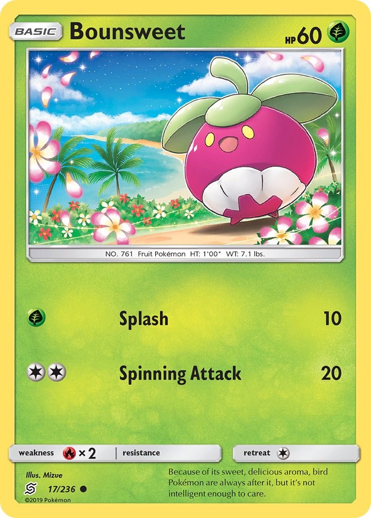 Bounsweet card artwork