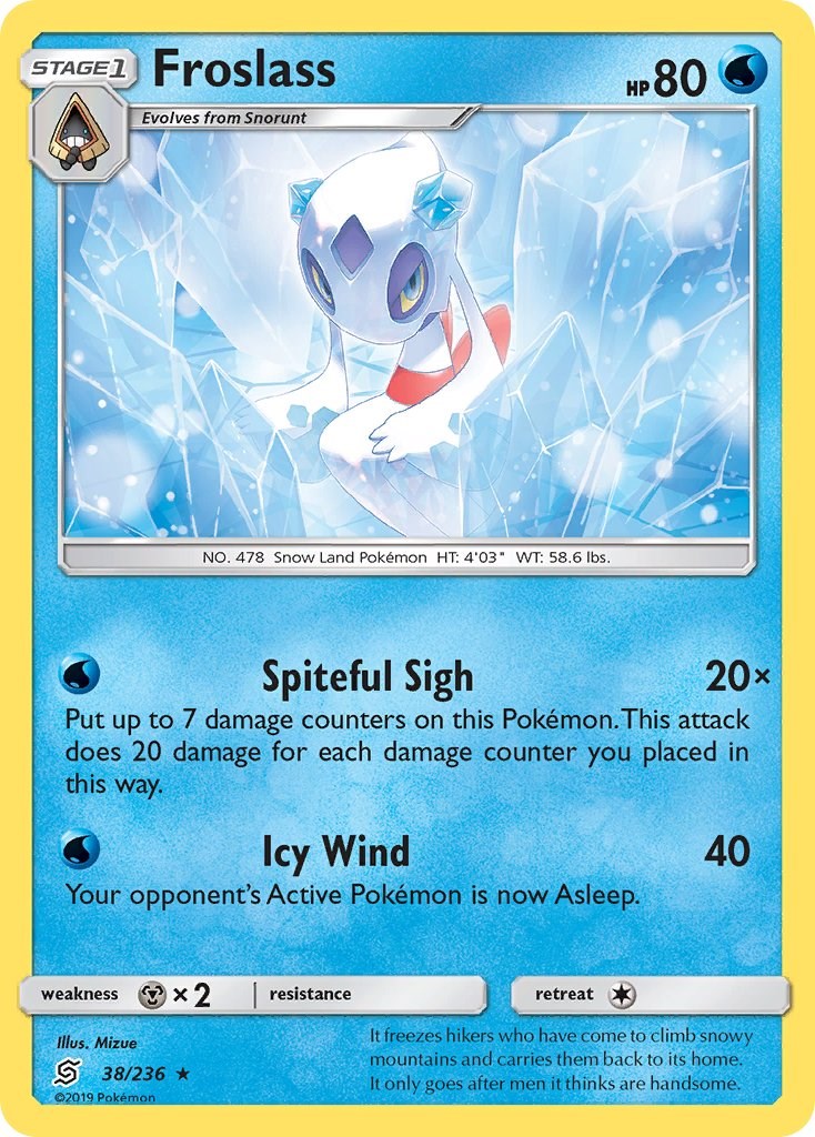 Froslass card artwork