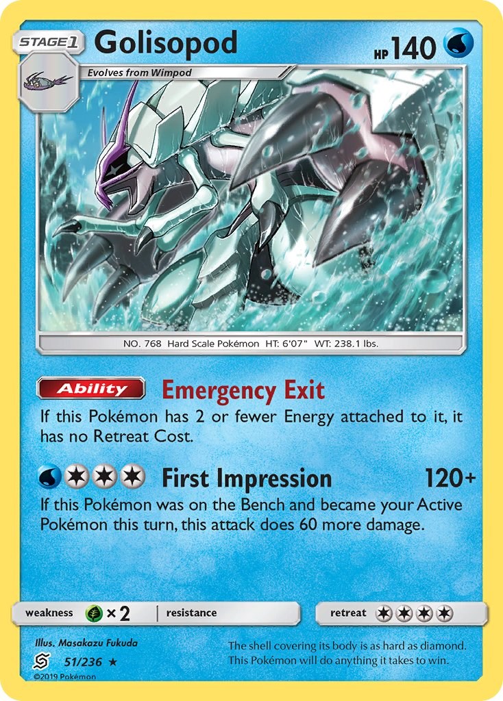 Golisopod card artwork