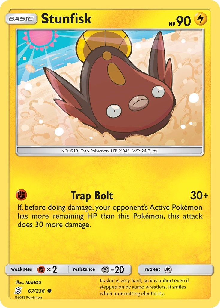 Stunfisk card artwork