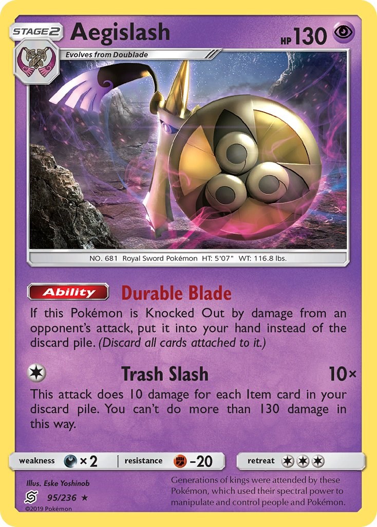 Aegislash card artwork