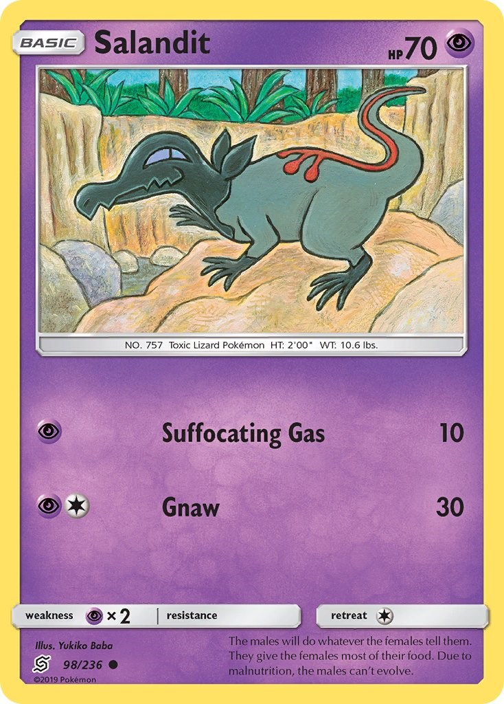 Salandit card artwork