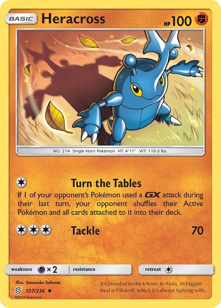 Heracross card artwork