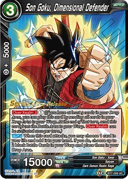 Son Goku, Dimensional Defender - Assault Of The Saiyans Pre-release 