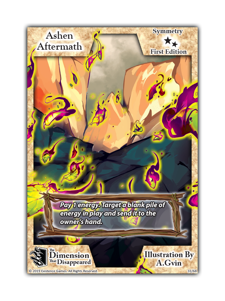 Ashen Aftermath The Dimension That Disappeared Exodus TCG   195804 