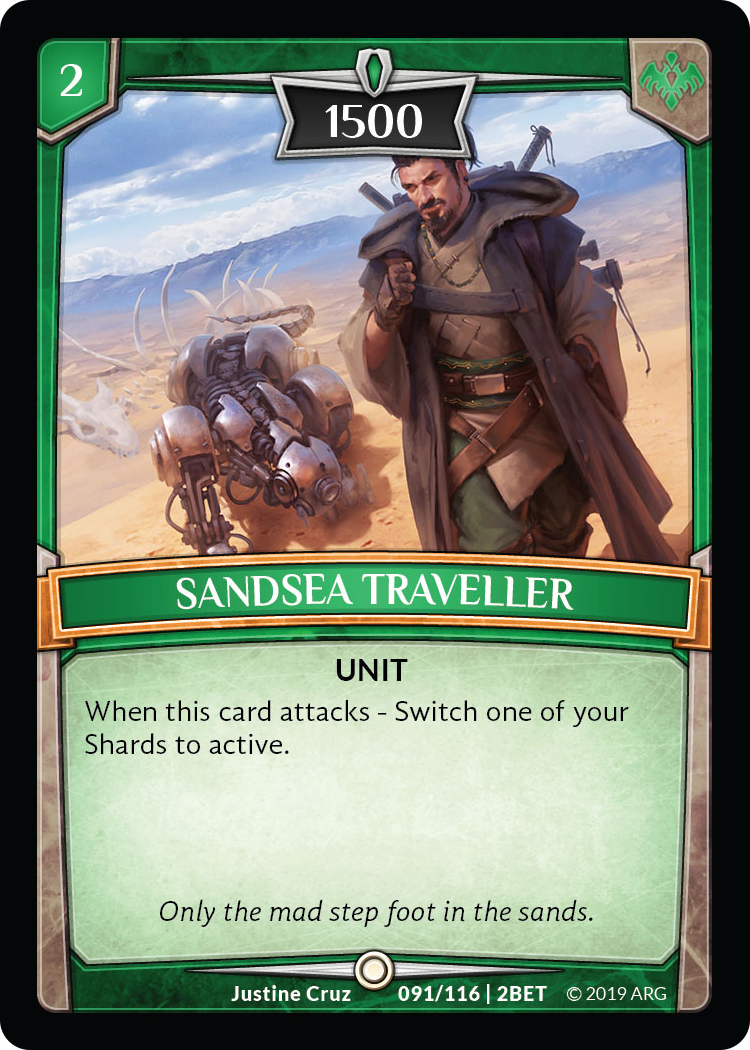 Sandsea Traveller - Betrayal - Argent Saga TCG