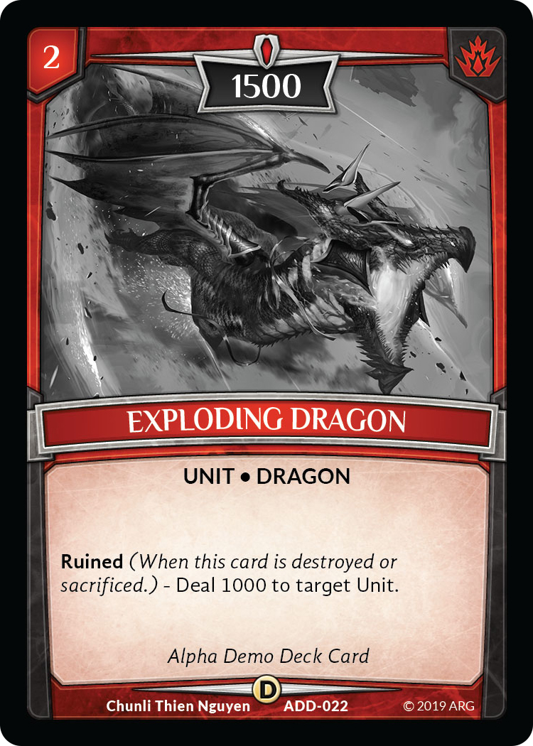 Exploding Dragon Alpha Demo Intro Decks Argent Saga TCG exploding-dragon-alpha-demo-intro-decks-argent-saga-tcg