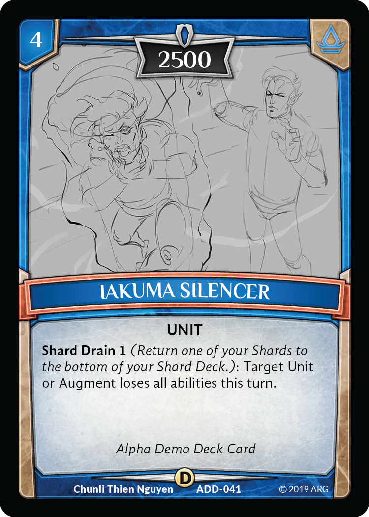 Iakuma Silencer Alpha Demo Intro Decks Argent Saga TCG iakuma-silencer-alpha-demo-intro-decks-argent-saga-tcg