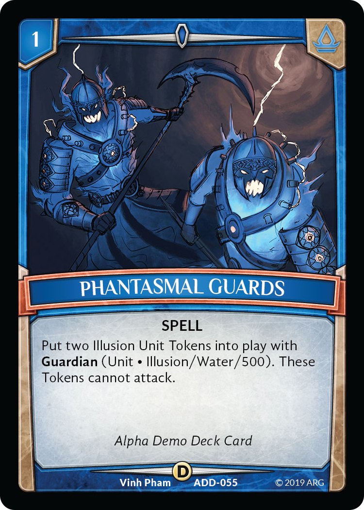 Phantasmal Guards - Alpha Demo Intro Decks - Argent Saga TCG