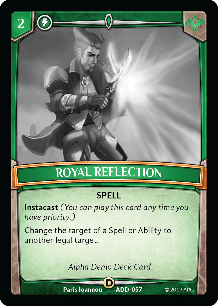 Royal Reflection - Alpha Demo Intro Decks - Argent Saga TCG