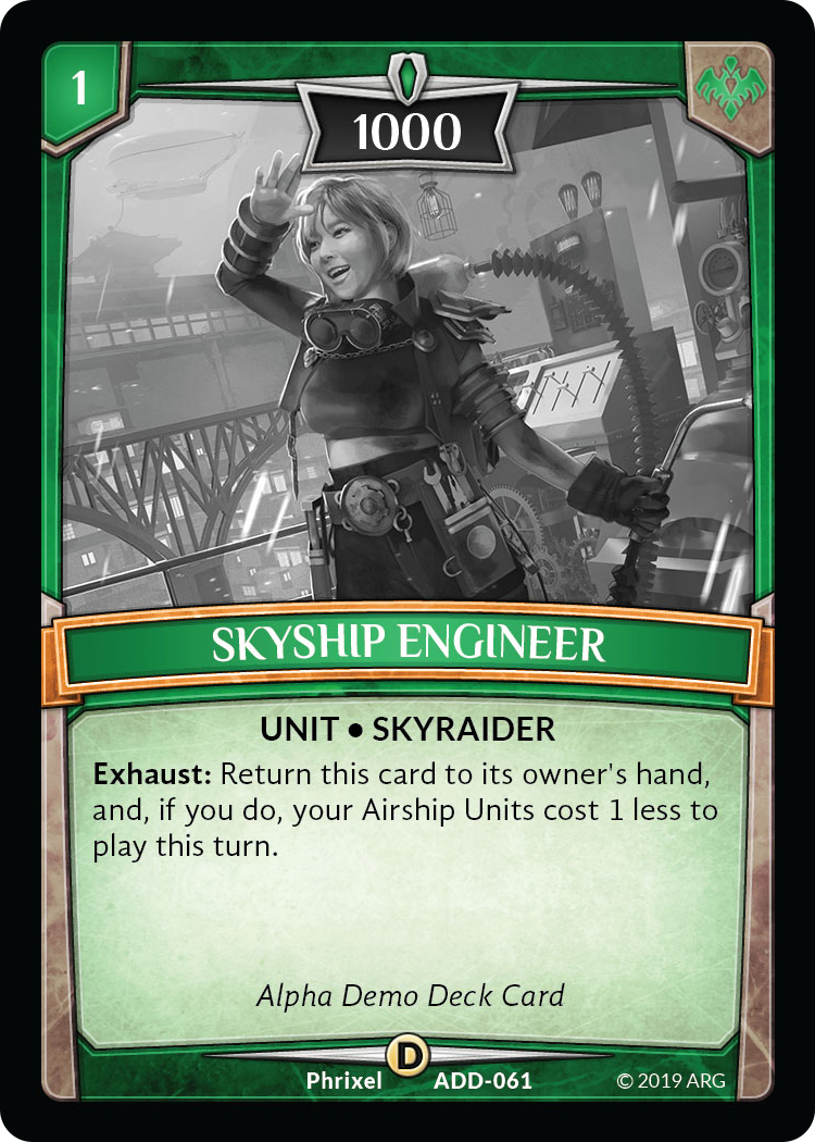 Skyship Engineer - Alpha Demo Intro Decks - Argent Saga TCG