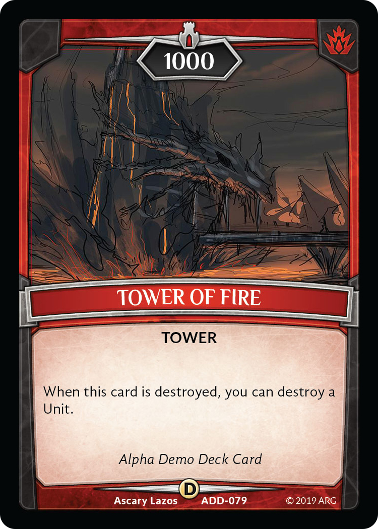 Tower Of Fire Alpha Demo Intro Decks Argent Saga TCG Tower Of Fire Alpha Demo Intro Decks Argent Saga TCG