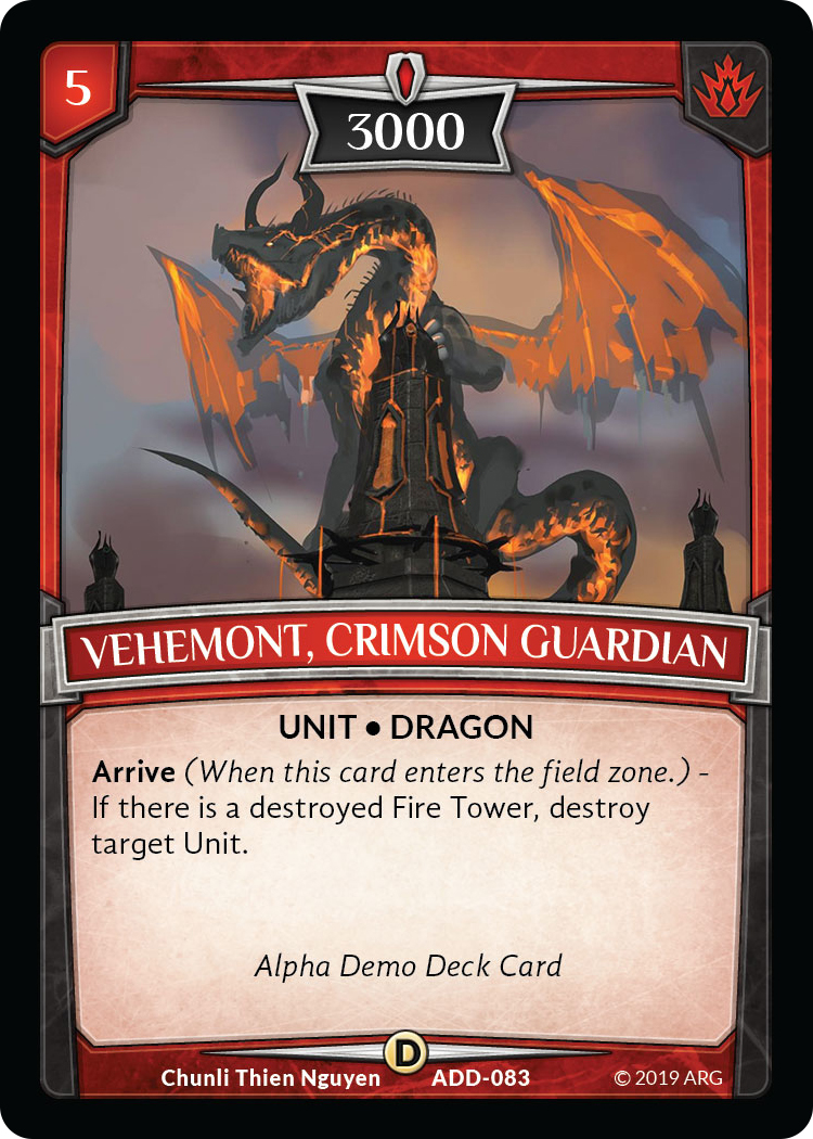 Vehemont Crimson Guardian Alpha Demo Intro Decks Argent Saga TCG vehemont-crimson-guardian-alpha-demo-intro-decks-argent-saga-tcg