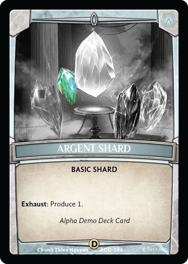Argent Shard (Air) - Alpha Demo Intro Decks - Argent Saga TCG
