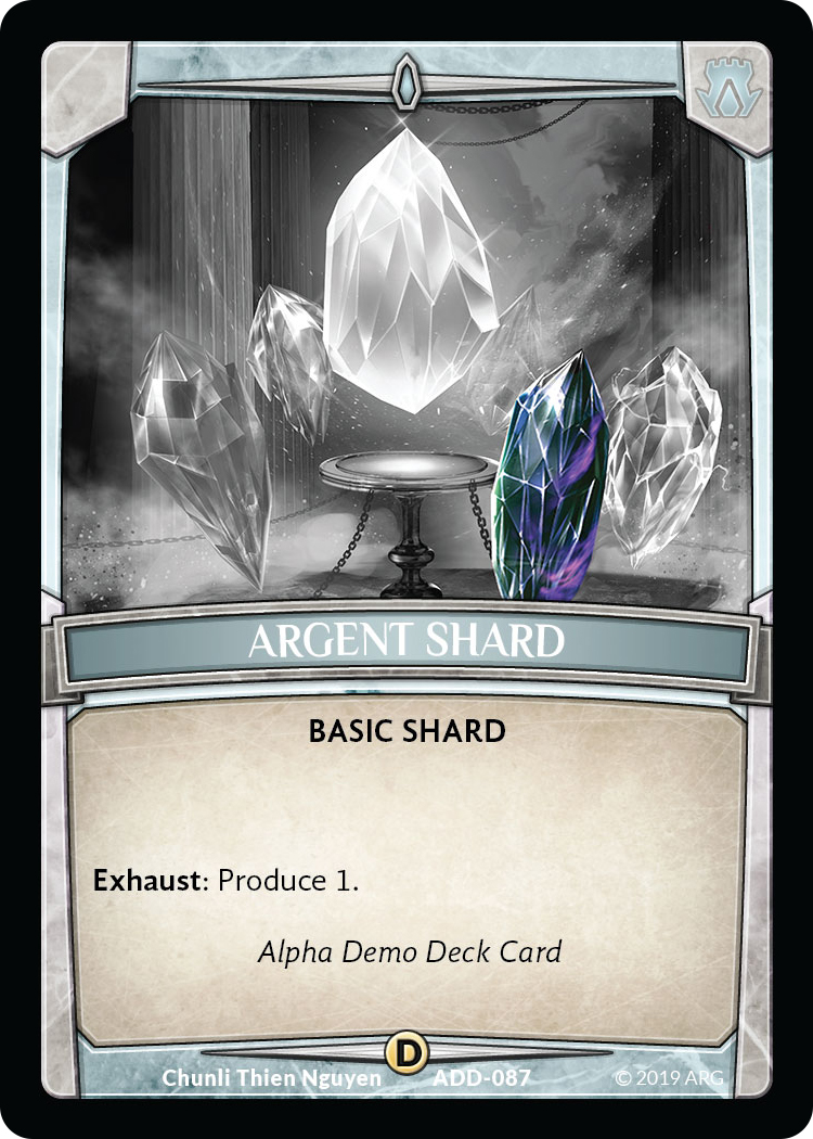 Argent Shard (Dark) - Alpha Demo Intro Decks - Argent Saga TCG