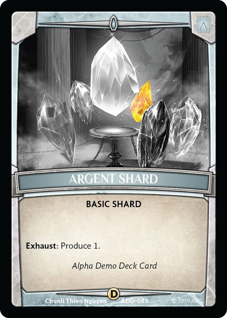 Argent Shard (Light) - Alpha Demo Intro Decks - Argent Saga TCG