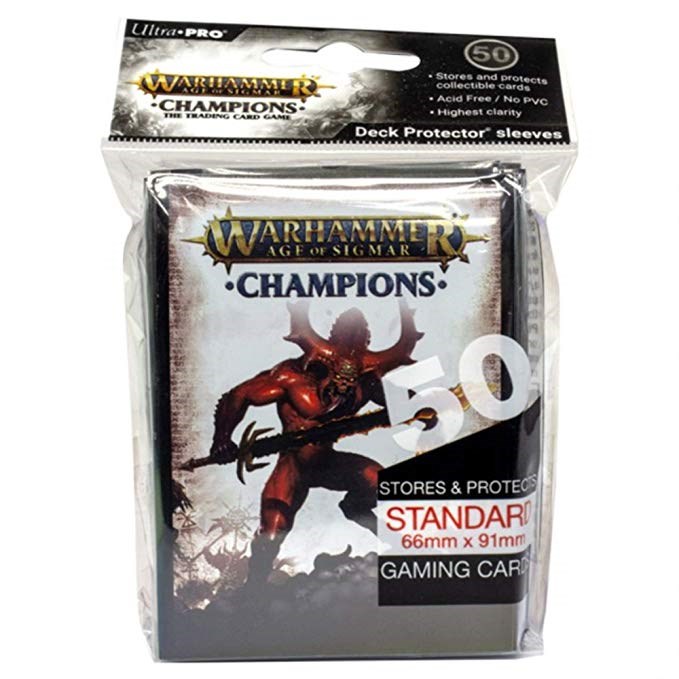 Warhammer Age of Sigmar Champions Standard Deck Protectors Chaos