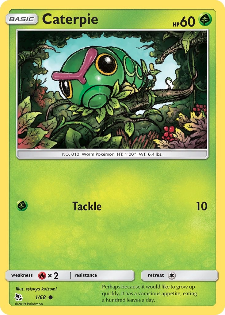 Caterpie card artwork