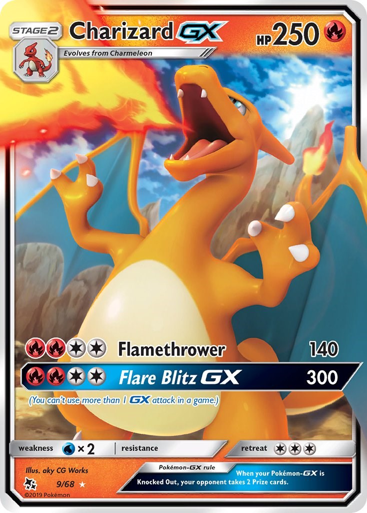 Charizard Gx Rainbow Pokemon