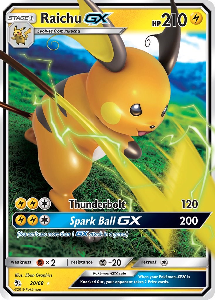 Raichu Mega Evolution Card
