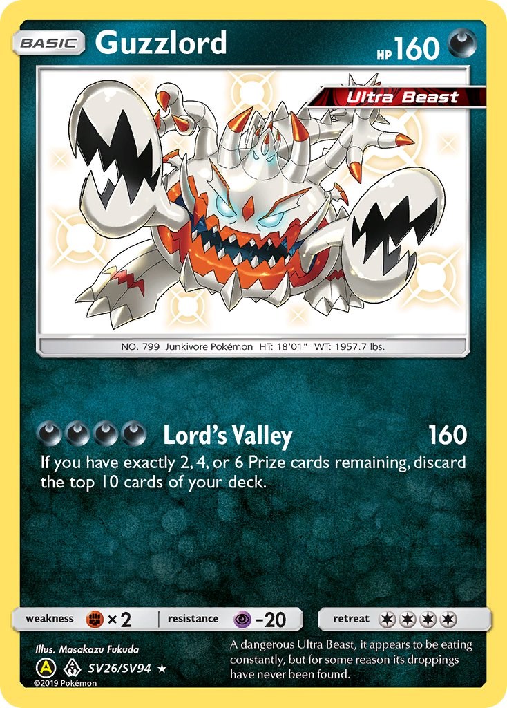 Guzzlord GX - Hidden Fates: Shiny Vault - Pokemon