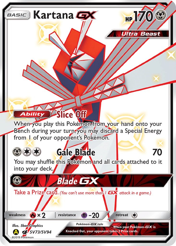 Kartana GX - Hidden Fates: Shiny Vault – Toy Mandala