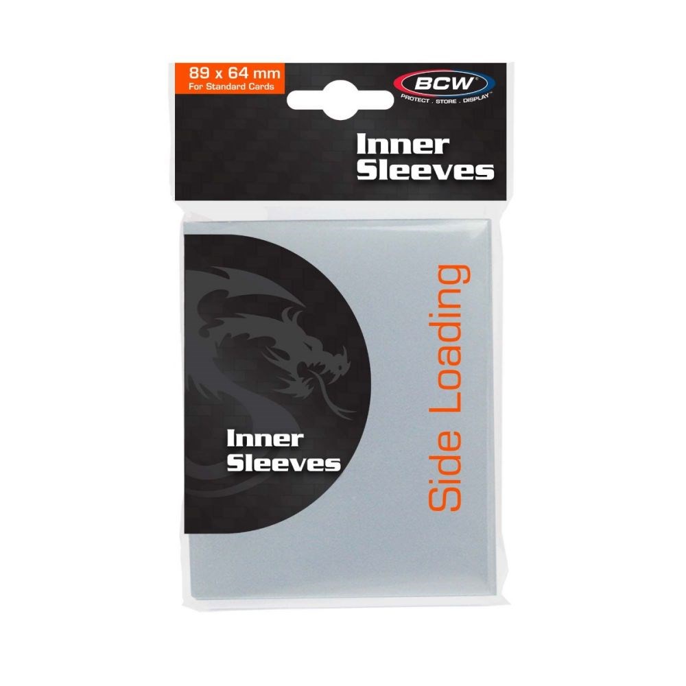 Side Loading Inner Sleeves Standard Clear (100Pack) BCW Card Sleeves Card Sleeves
