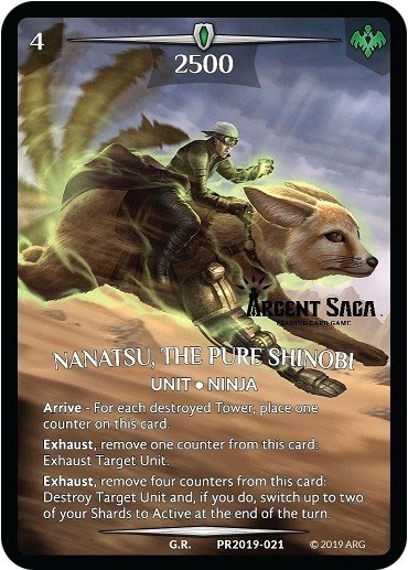 Nanatsu, The Pure Shinobi (Full Art) (Argent Saga Championship ...