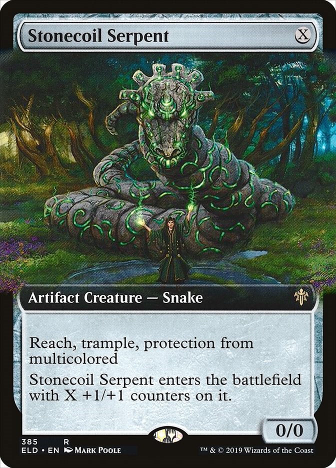 NM/LP Stonecoil Serpent Magic/MTG Throne of Eldraine 