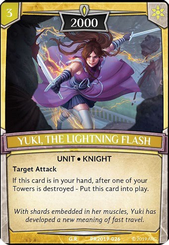 Yuki, the Lightning Flash - Argent Saga Promos - Argent Saga TCG