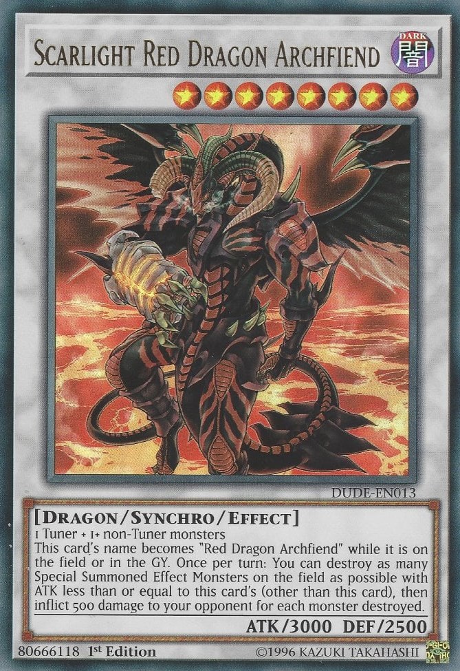 Scarlight Red Dragon Archfiend Duel Devastator Yugioh