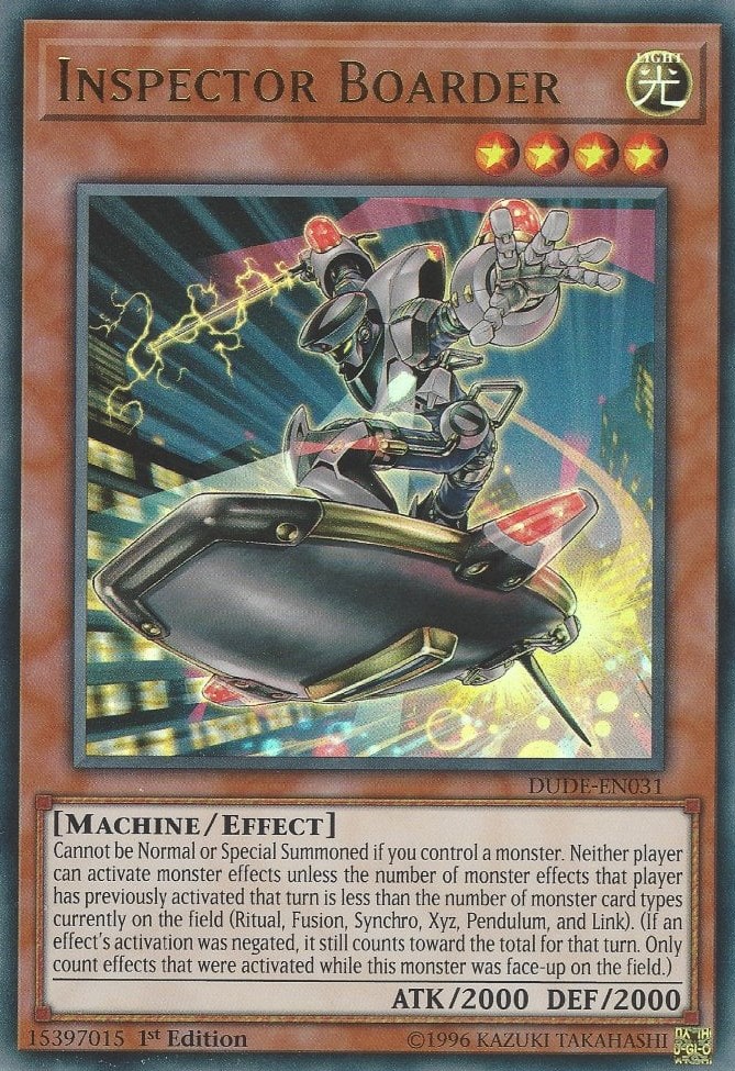 Inspector Boarder - Duel Devastator - YuGiOh