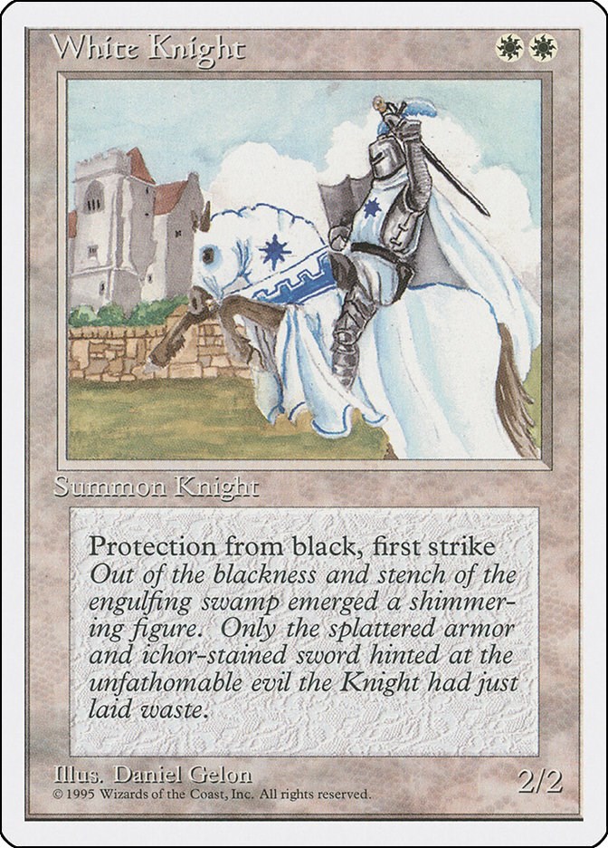 Magic: the Gathering - White Knight - Fourth Edition＿【並行輸入品 