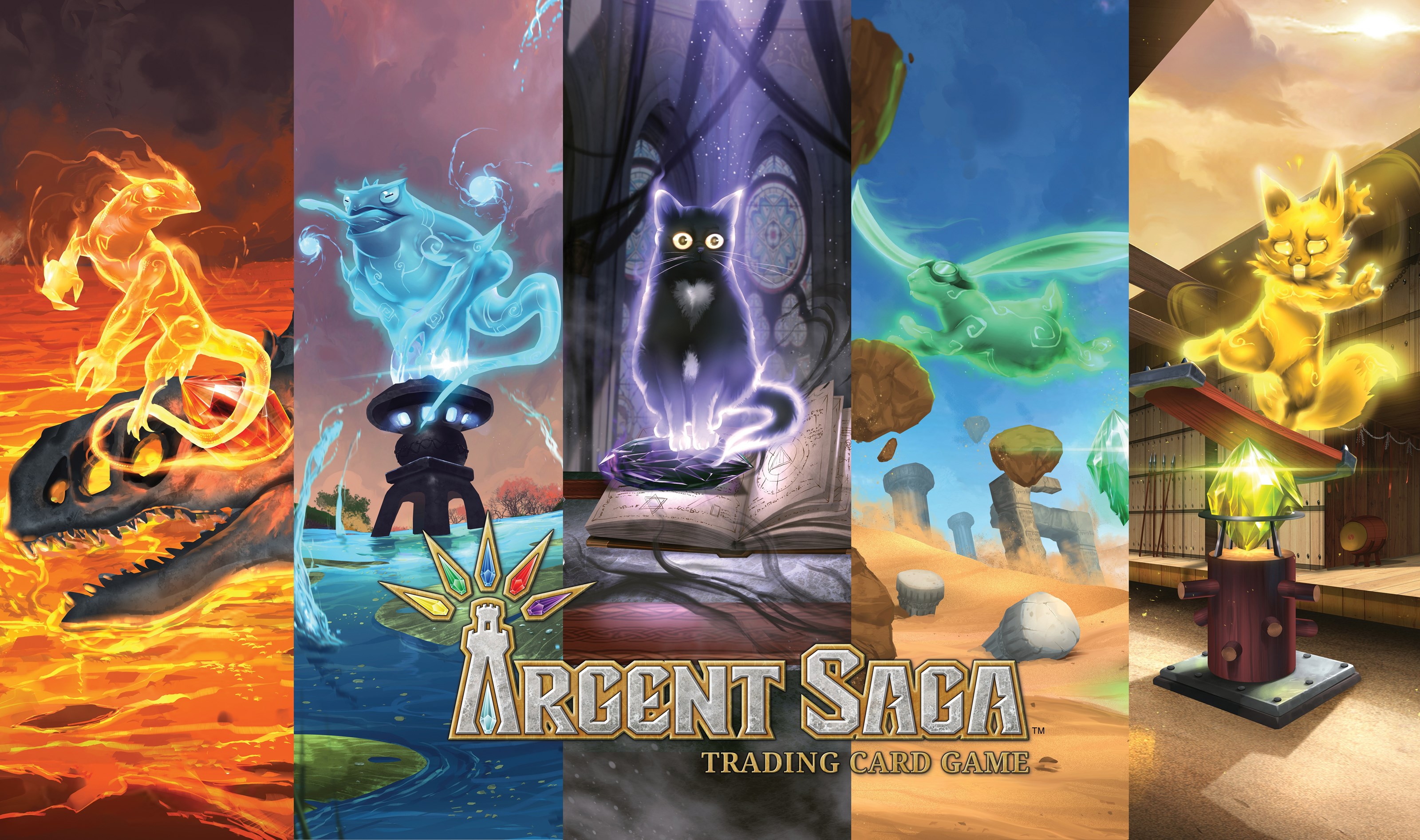 Argent Saga TCG Rubber Playmat Spirits of Argos Argent Saga