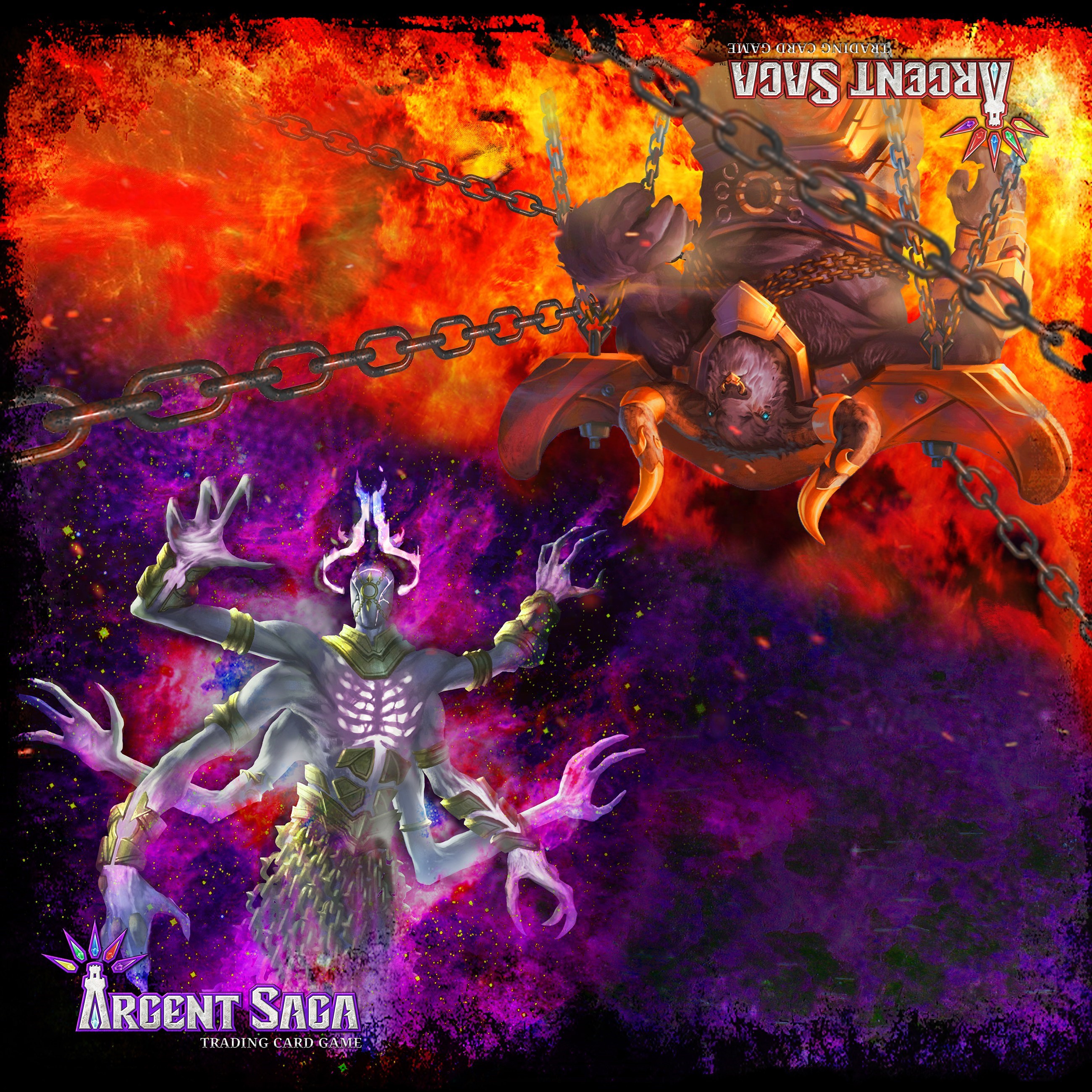 Argent Saga TCG Cloth 2Player Playmat Expansions Argent Saga