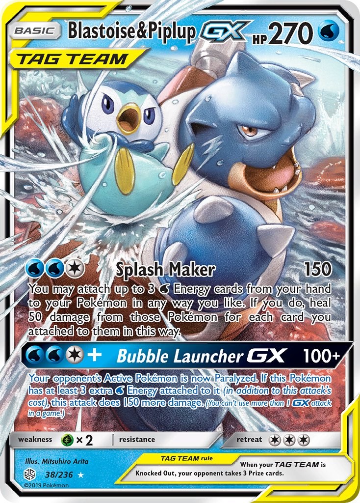 Blastoise e Piplup-GX, Pokémon