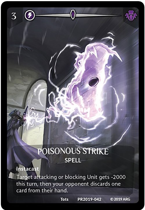 Poisonous Strike (Full Art) - Argent Saga Promos - Argent Saga TCG