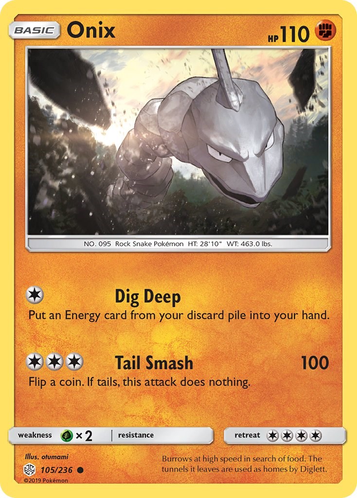 Pokemon TCG - SM6b - 032/066 (C) - Onix