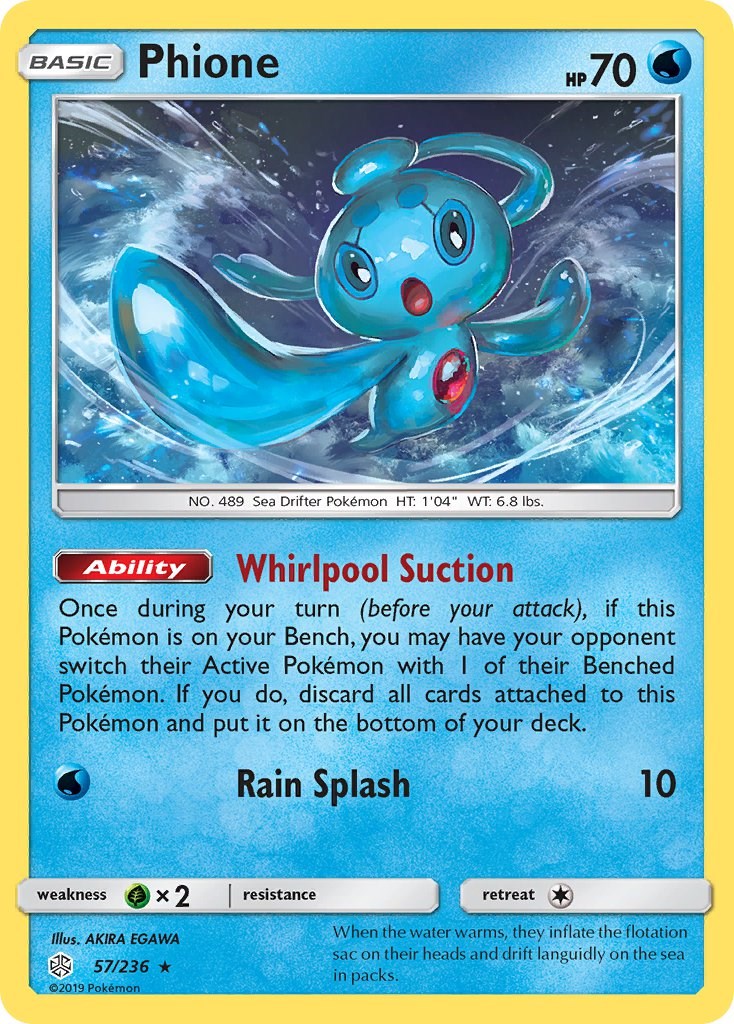 Verified Phione - Cosmic Eclipse by Pokemon Cards